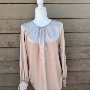 Calvin Klein luxe satin blouse!